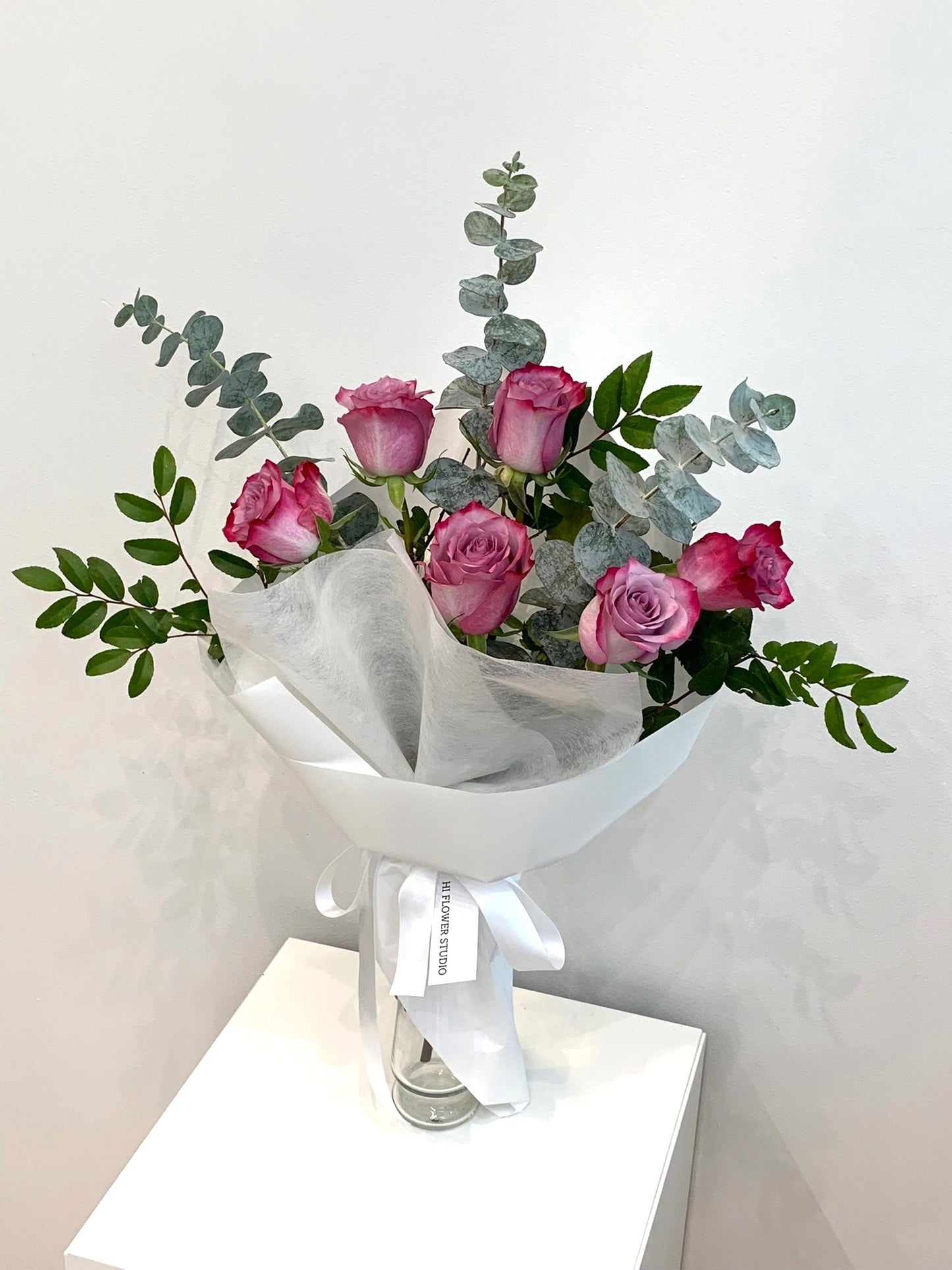 6 Purple Rose Bouquet