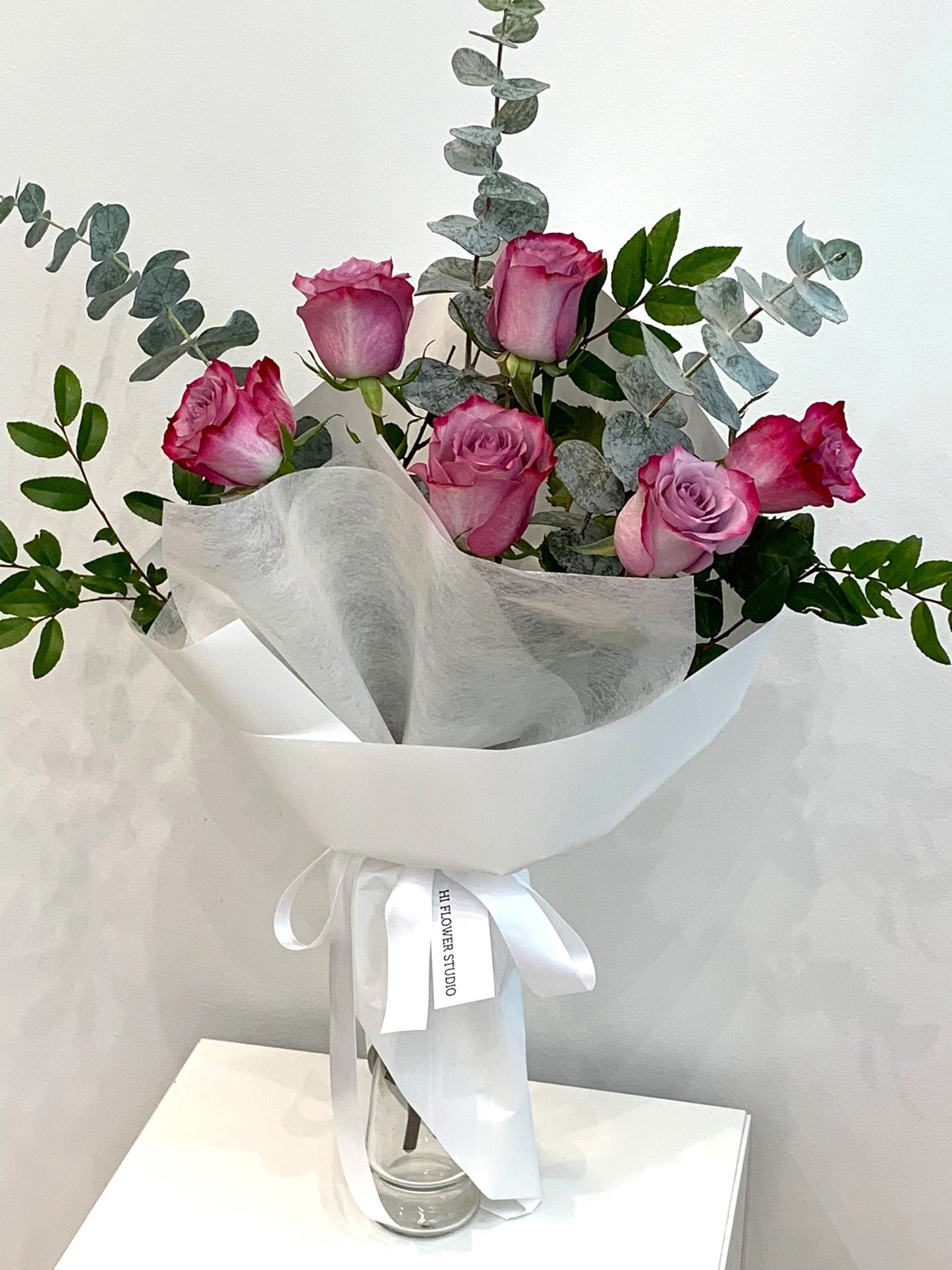 6 Purple Rose Bouquet