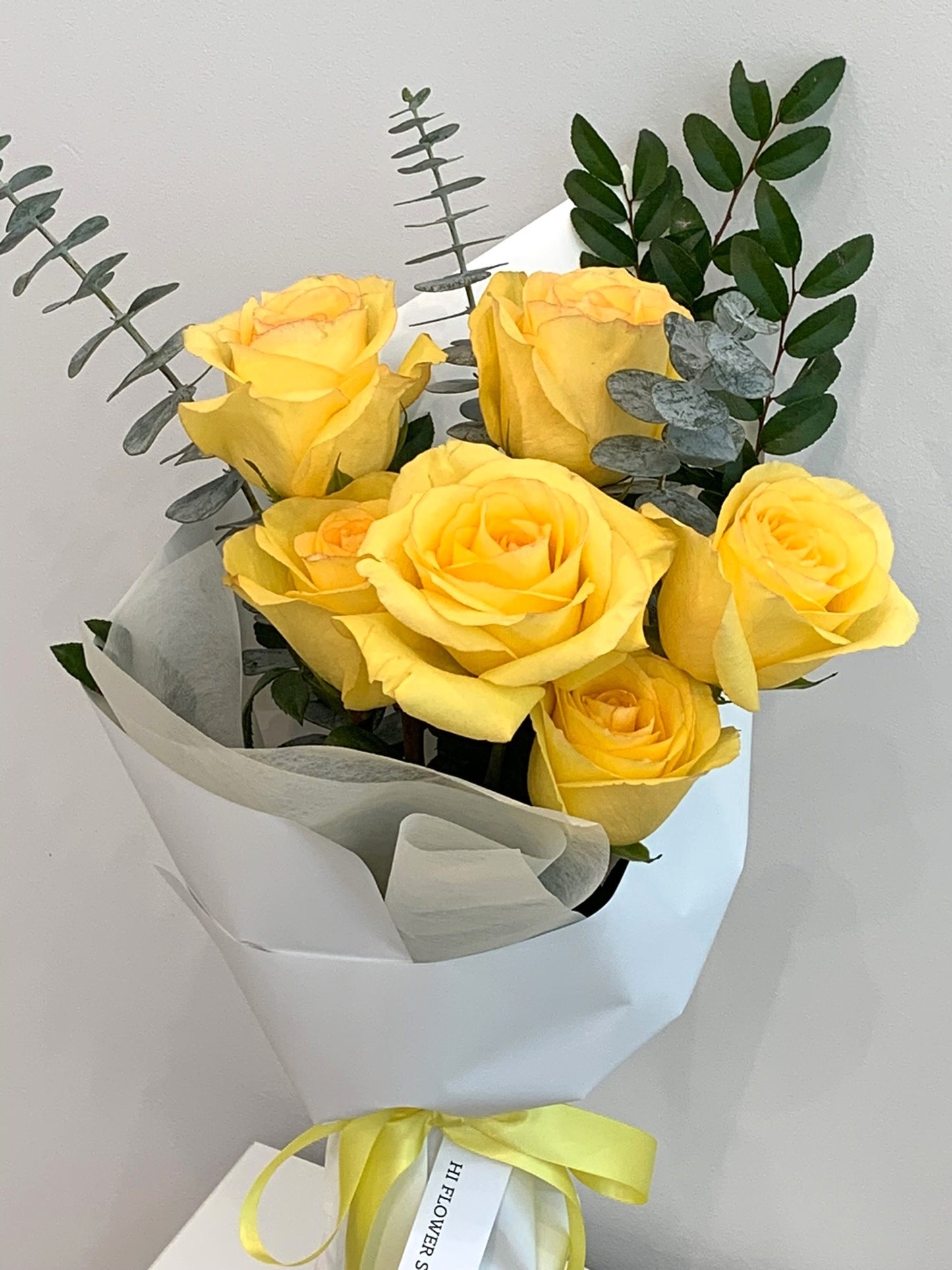 6 Yellow Rose Bouquet