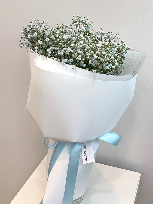 Blue Baby's Breath Bouquet