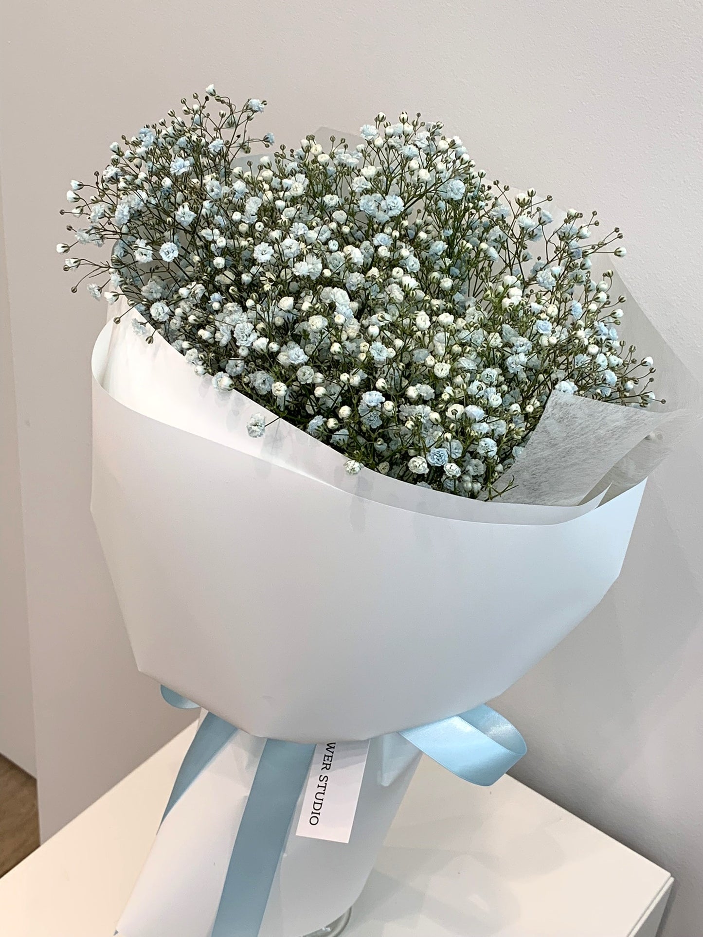 Blue Baby's Breath Bouquet