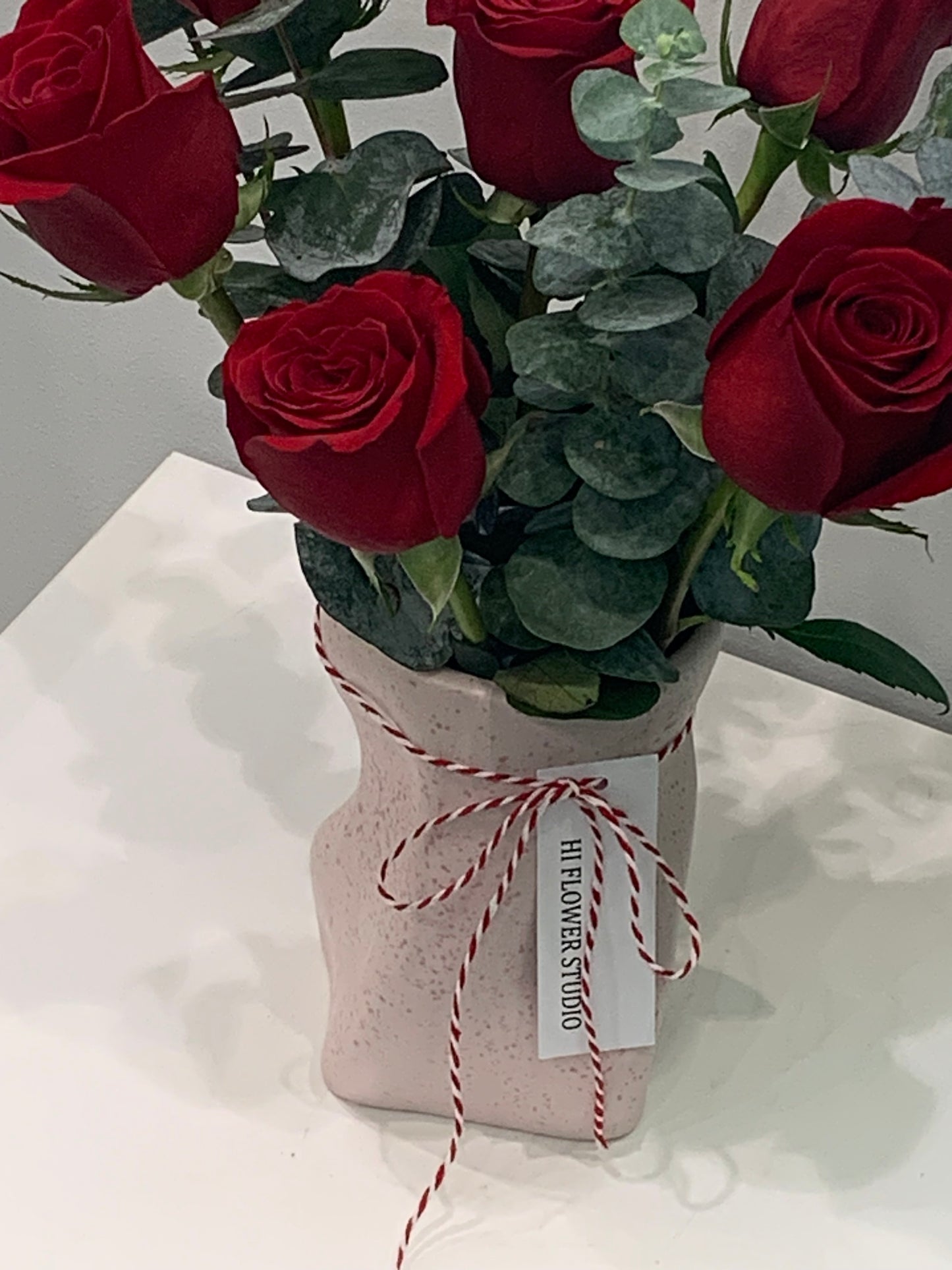 6 Rose Vase Arrangement
