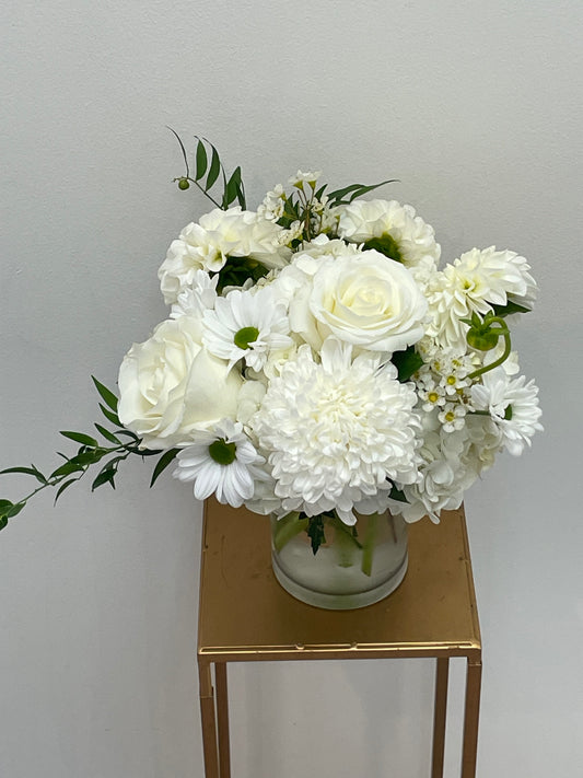 White Theme Centerpiece