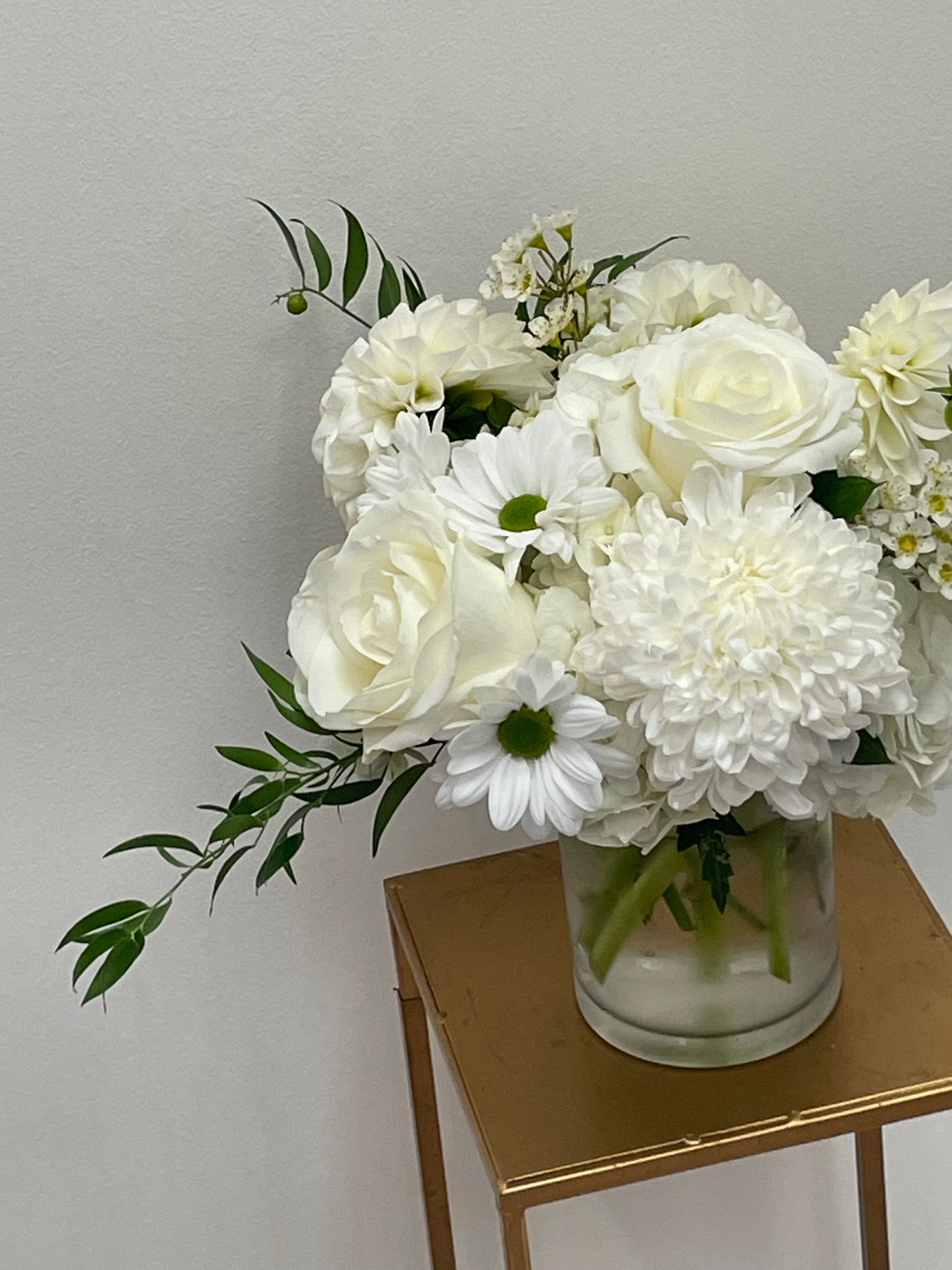White Theme Centerpiece