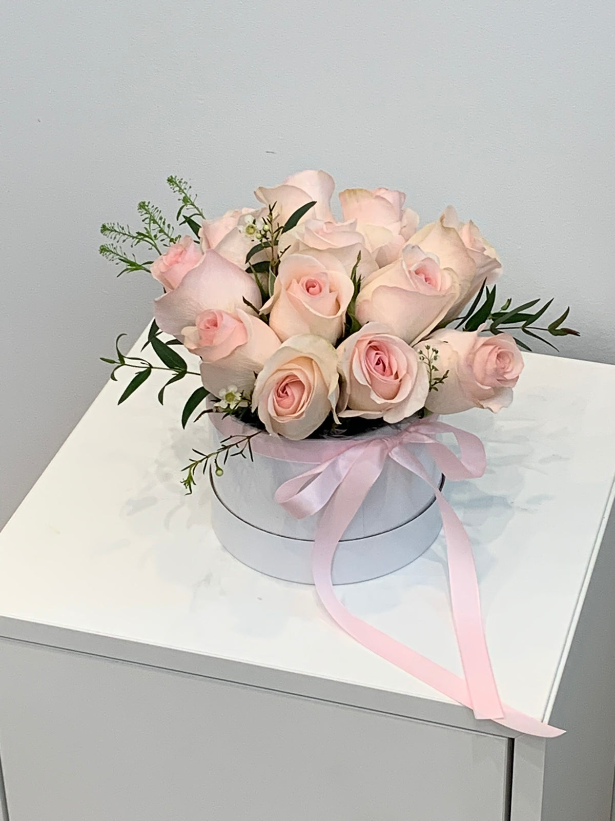 Pink Roses Box Pink Rose Box – Hi Flower Studio