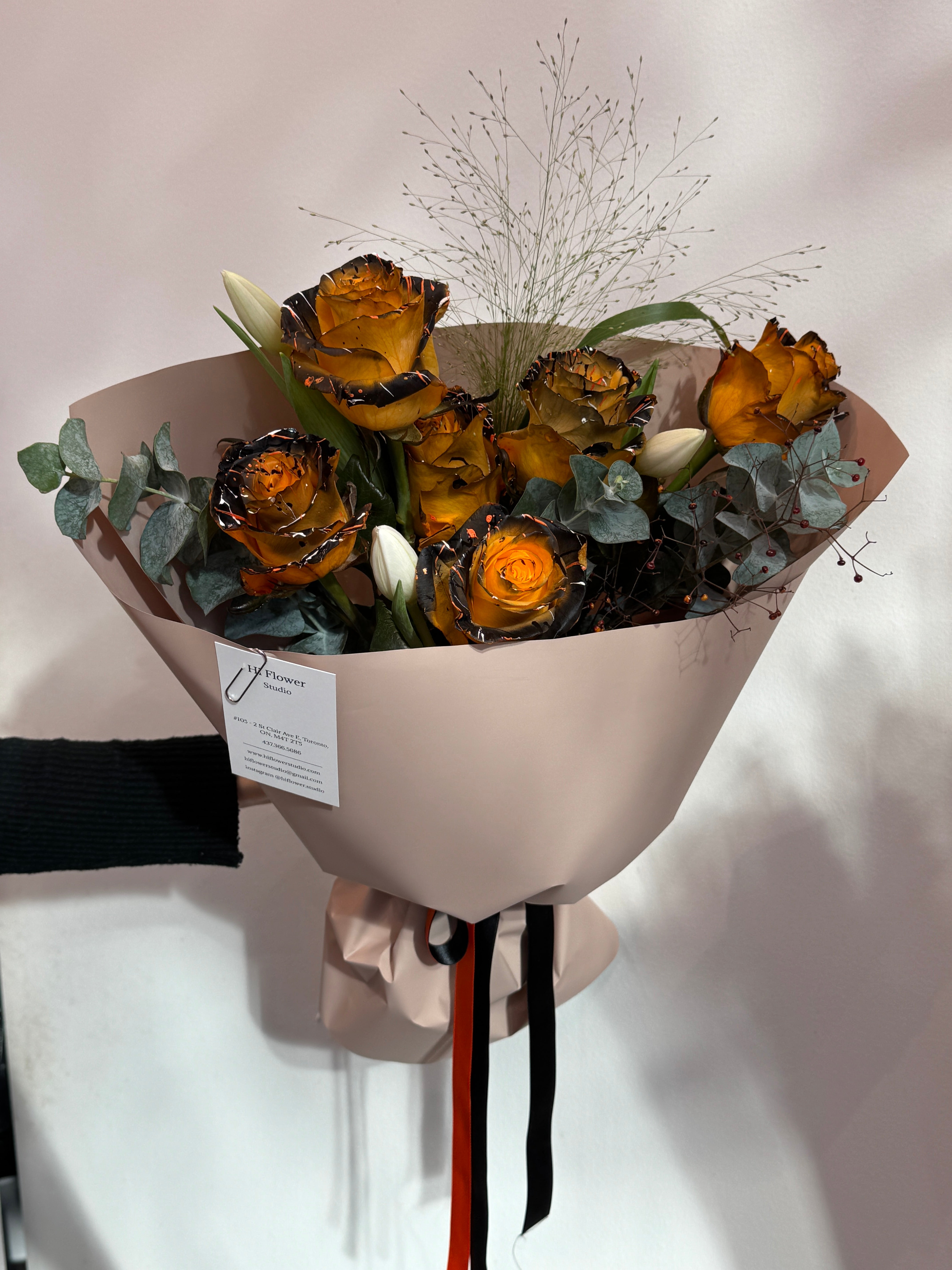 Spooky Bramble Roses Spooky Rose Bouquet – Hi Flower Studio